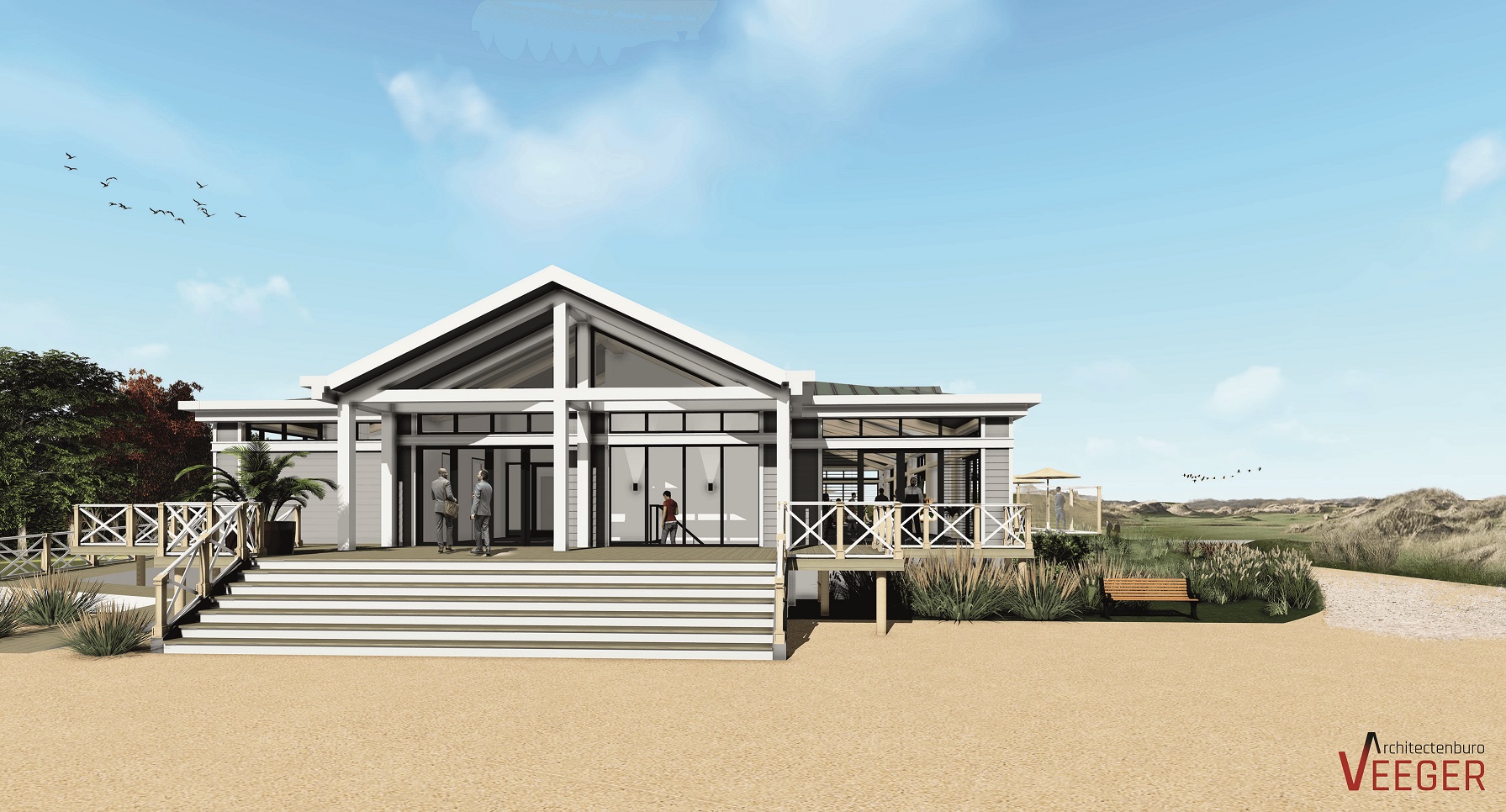 Nieuwbouw clubhuis Golfbaan De Texelse