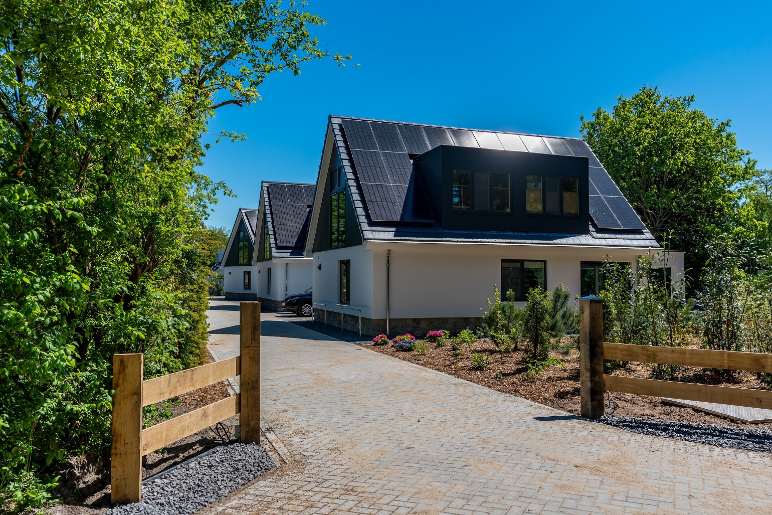 3 Nieuwgebouwde bungalows aan de Tempelierweg